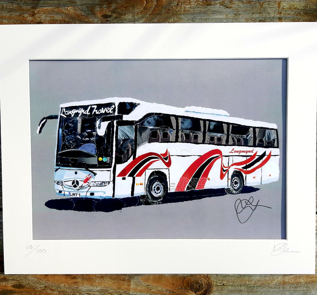 Longmynd Travel A3 Print
