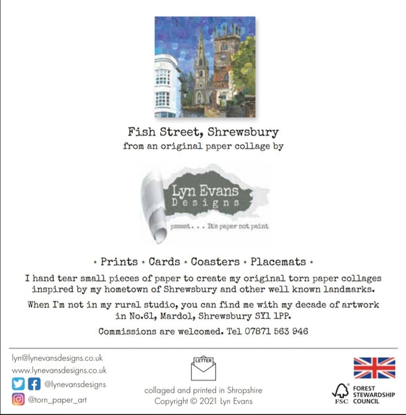 Fish Street, Shrewsbury Card