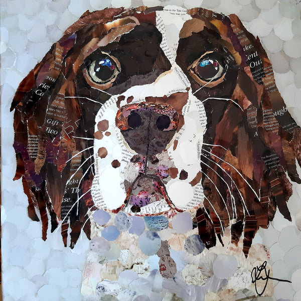 Original Torn Paper Collages