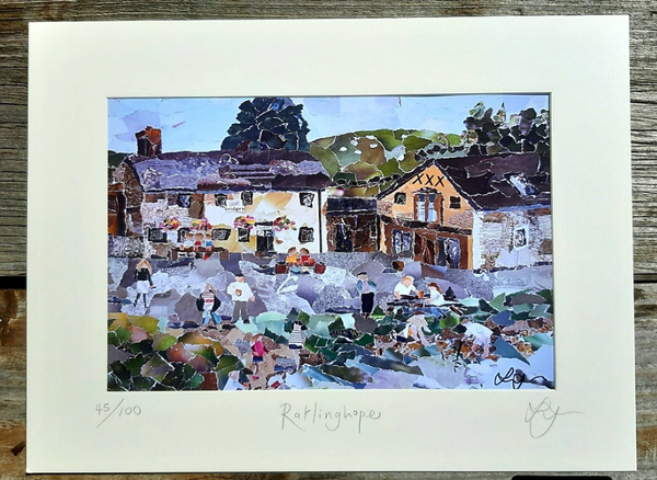 Ratlinghope, Shropshire A4 Print