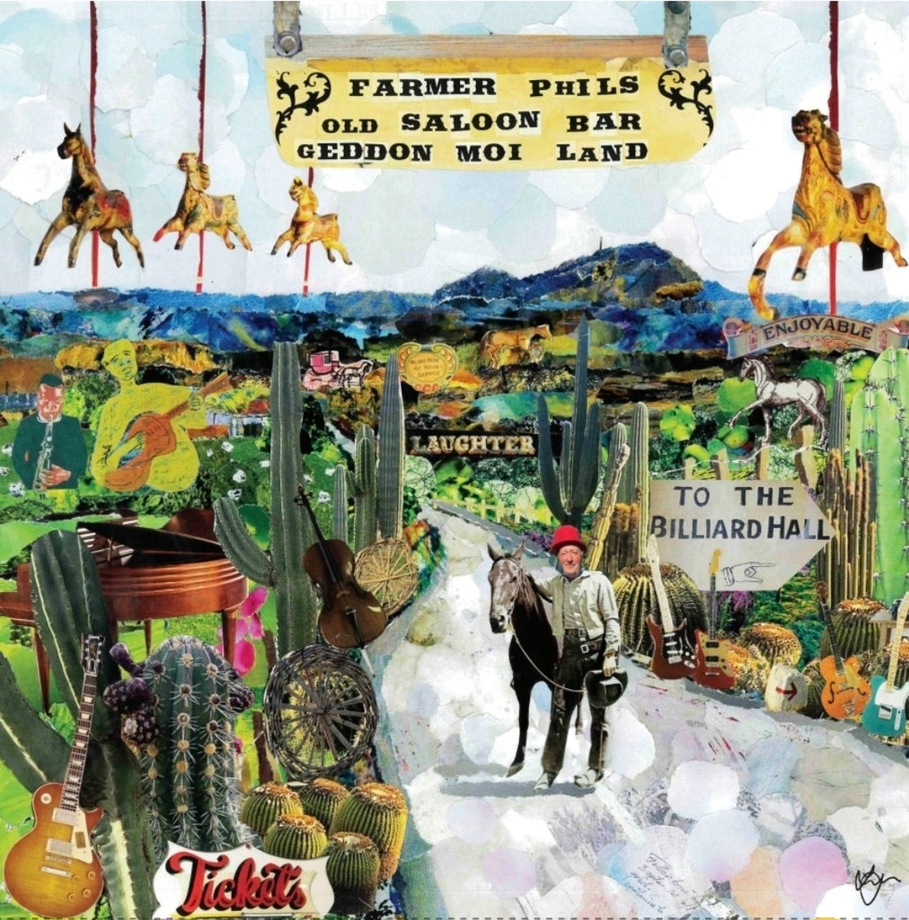 Farmer Phil Cactuses on Cothercott Mini Print
