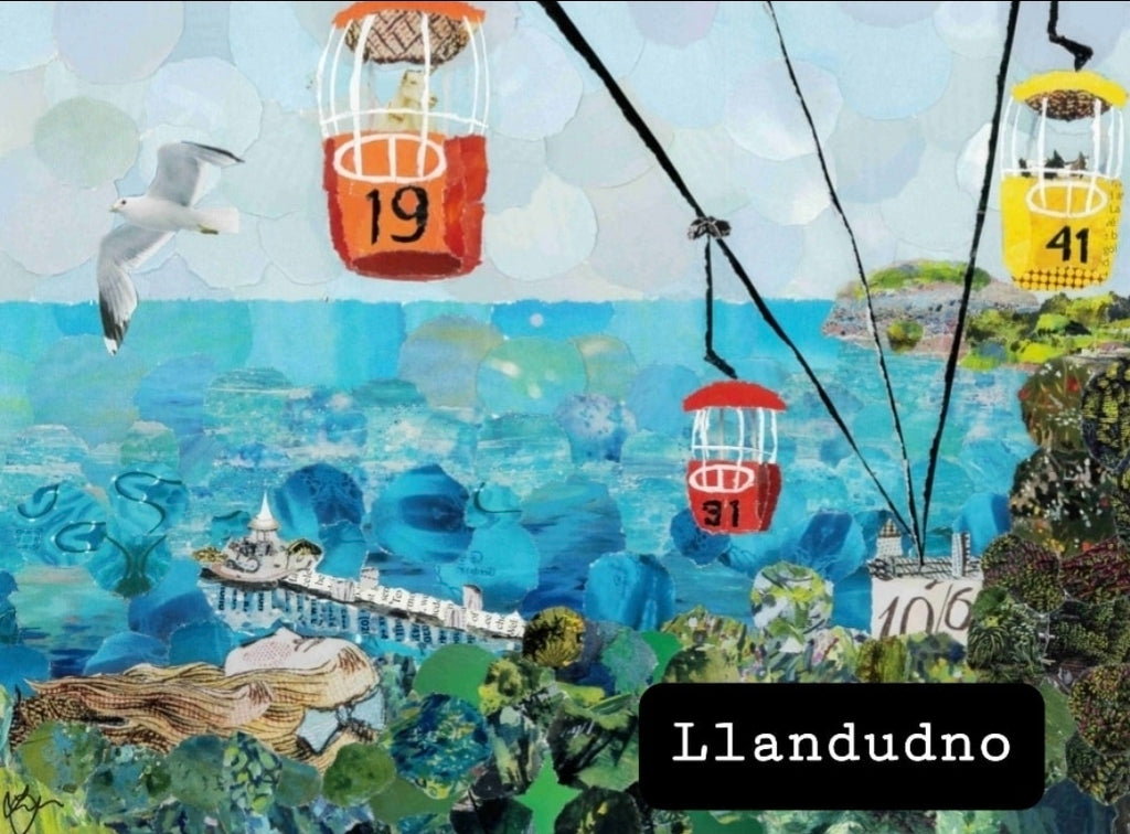 Llandudno, Wales A4 Print