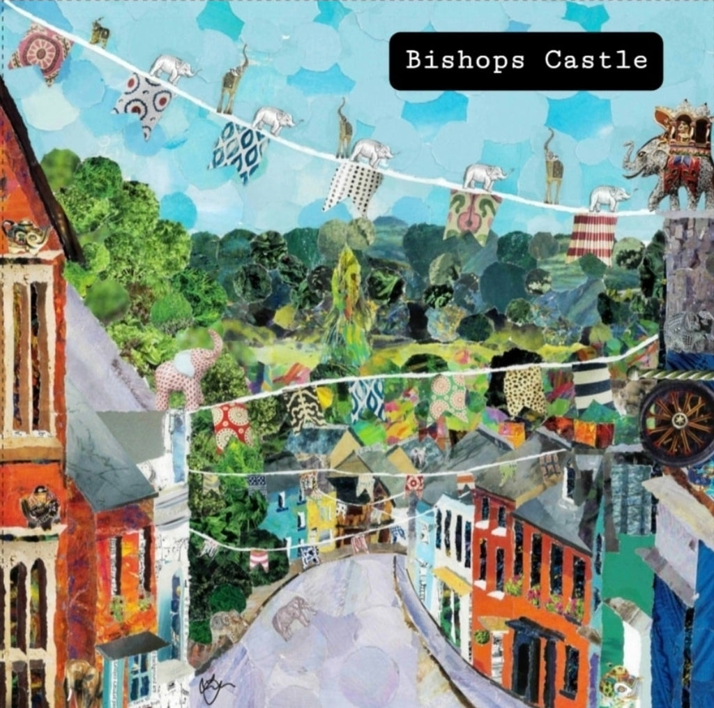 Bishop's Castle, Shropshire  12"×12" Print