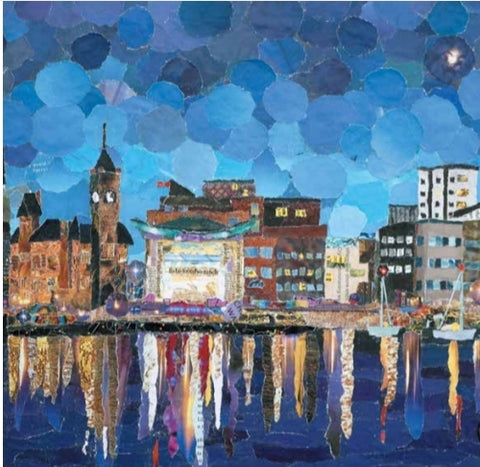 Cardiff Marina, Wales Mini Print