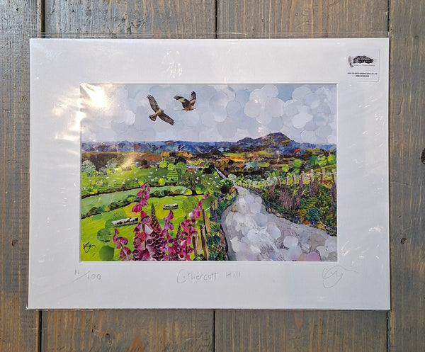 Cothercott Hill, Shropshire A4 Print