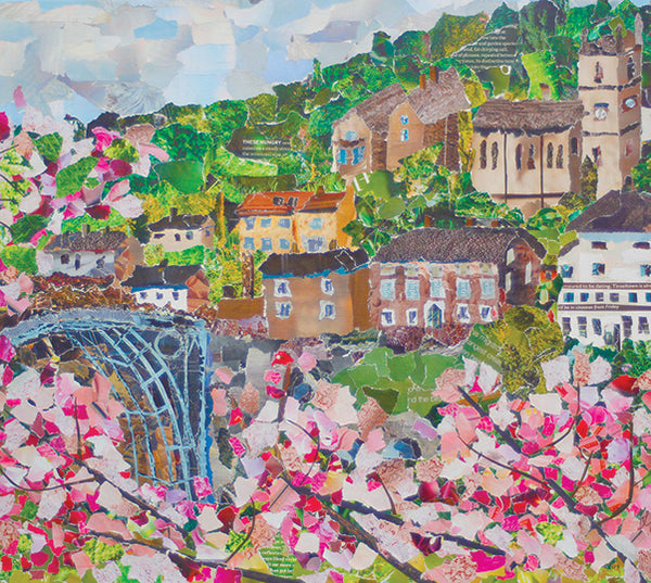 Ironbridge in Spring A4 Print