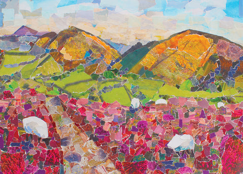 Stretton Hills, Shropshire A3 Print