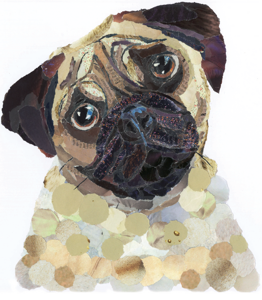 Pug Dog Mini Print