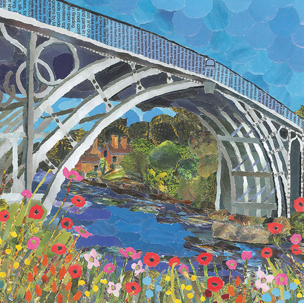 Ironbridge in Summer Card