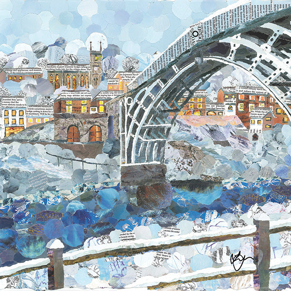 Ironbridge in Winter Card