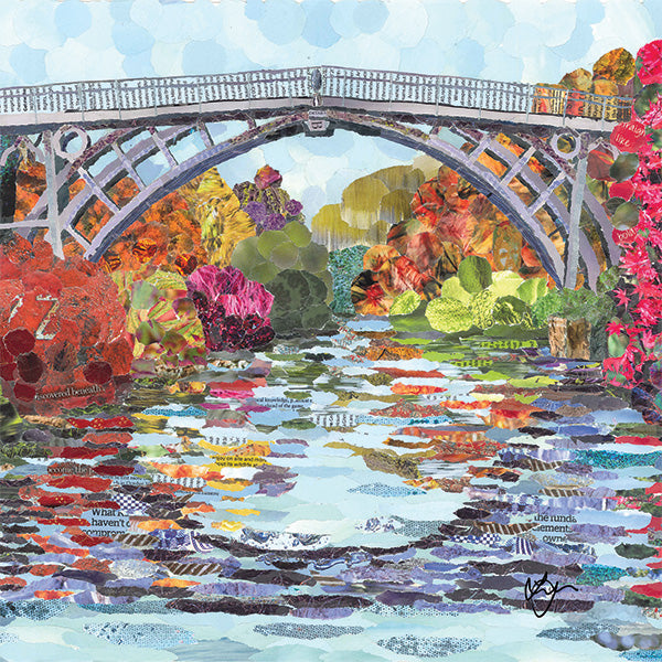 Ironbridge in Autumn Card