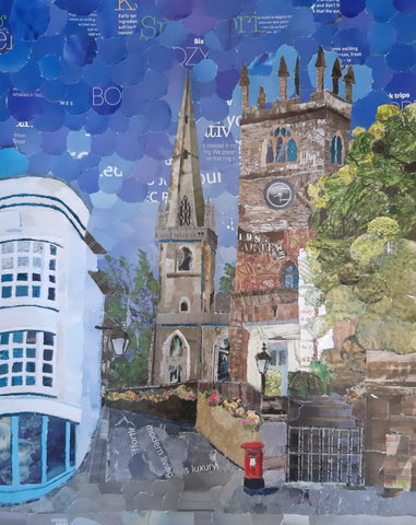 Fish Street, Shrewsbury A3 Print