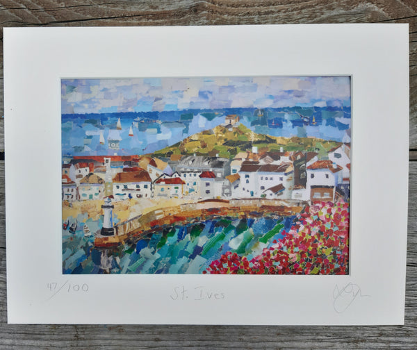 St. Ives, Cornwall A4 Print