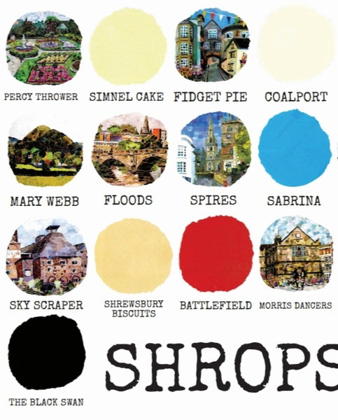 "SHROPSHIRE" A3 Print