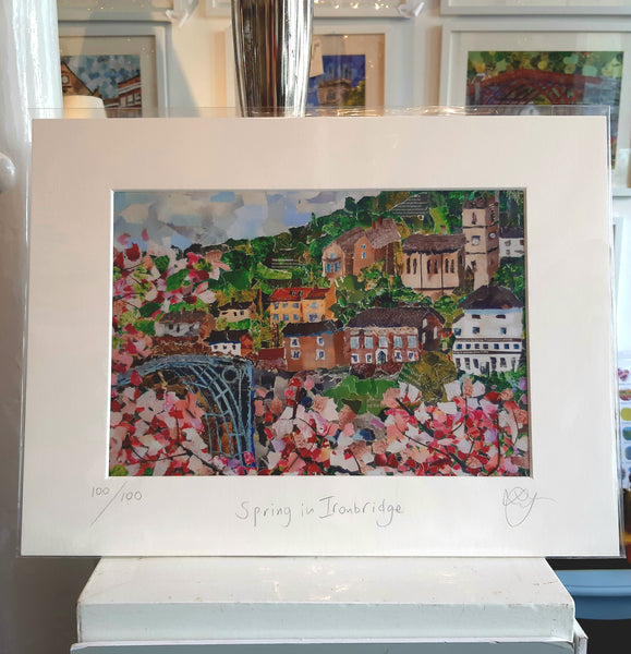 Ironbridge in Spring A4 Print