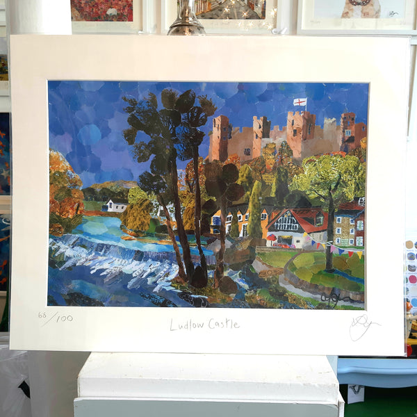 Ludlow Castle, Shropshire A3 Print