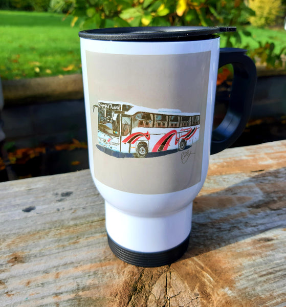 Longmynd Travel Stainless Steel Travel Mug