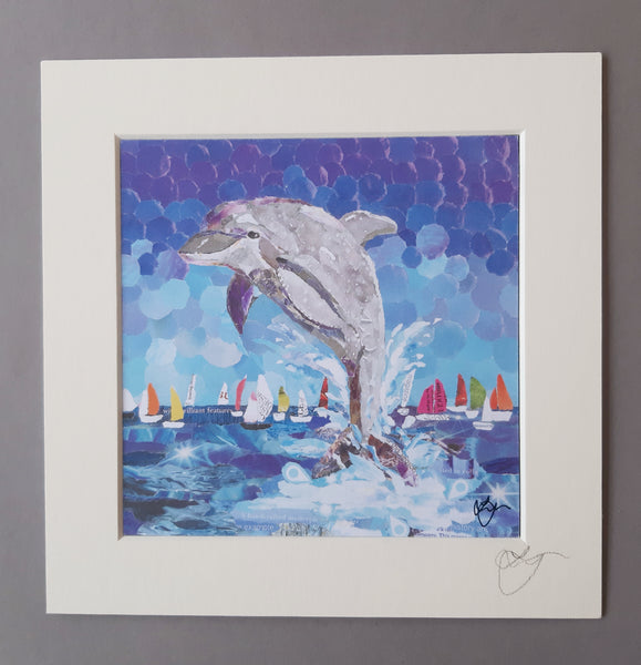 Dolphin Mini Print