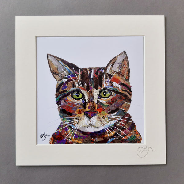 Tabby Cat Mini Print