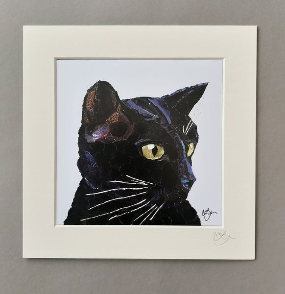 Black Cat Mini Print