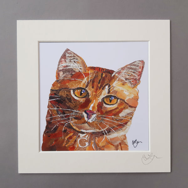 Ginger Cat Mini Print