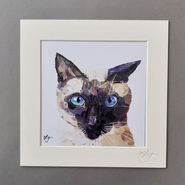 Siamese Cat Mini Print