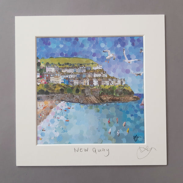 New Quay, Wales Mini Print