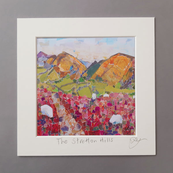 Stretton Hills, Shropshire Mini Print