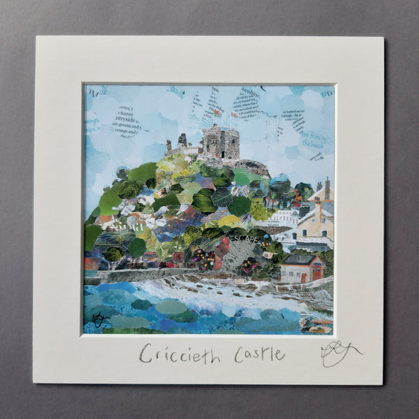 Criccieth Castle, Wales Mini Print