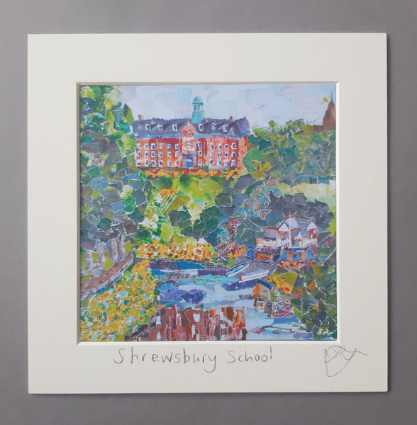 Shrewsbury School Mini Print