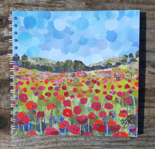 Poppy Field, Shropshire Notebook