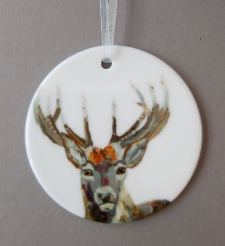 Stag Ceramic Decoration