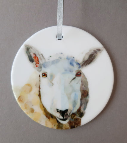 Sheep Ceramic Decoration