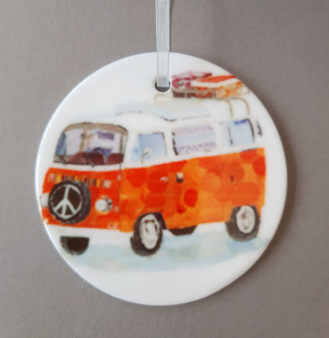 Otto the Camper Ceramic Decoration