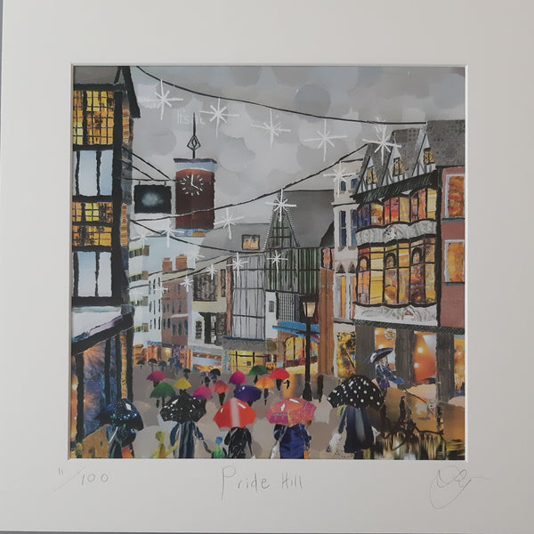 Pride Hill, Shrewsbury Print