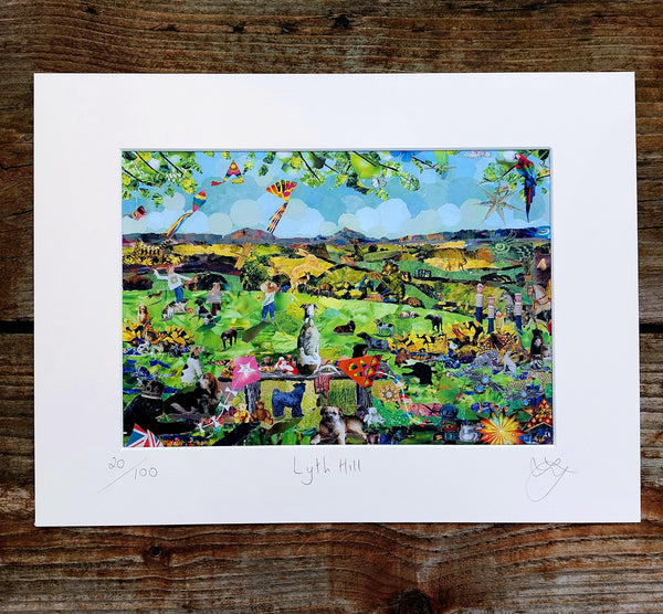 Lyth Hill, Shrewsbury A4 Print