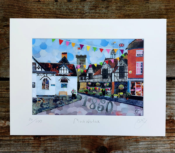 Much Wenlock, Shropshire A4 Print