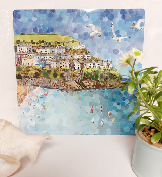 New Quay 8" Metal Print