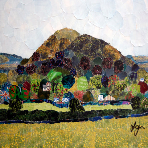 Pontesford Hill, Shropshire A4 Print
