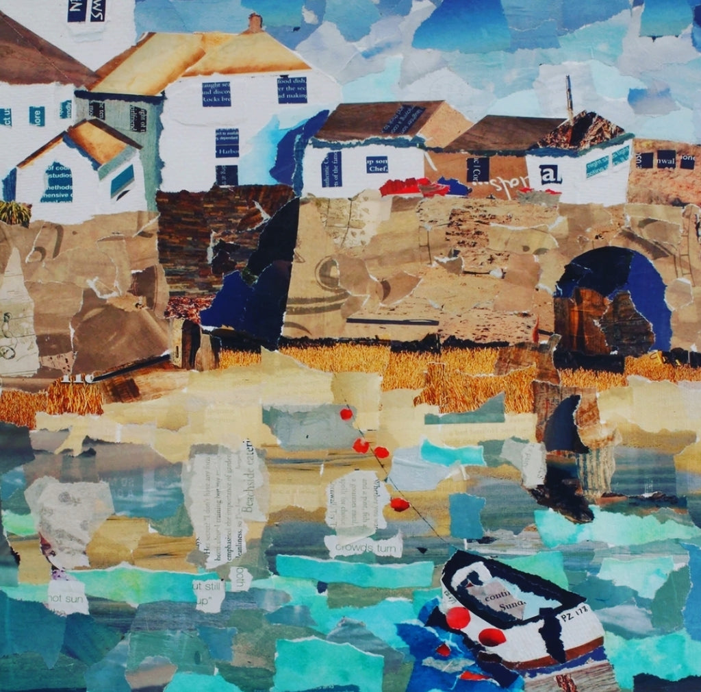 St. Ives Harbour, Cornwall A4 Print