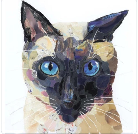 Siamese Cat A3 Print