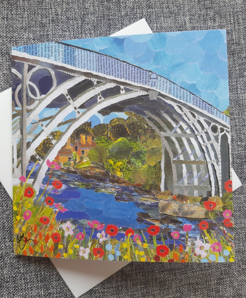 Ironbridge in Summer Card