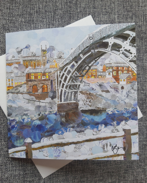 Ironbridge in Winter Card