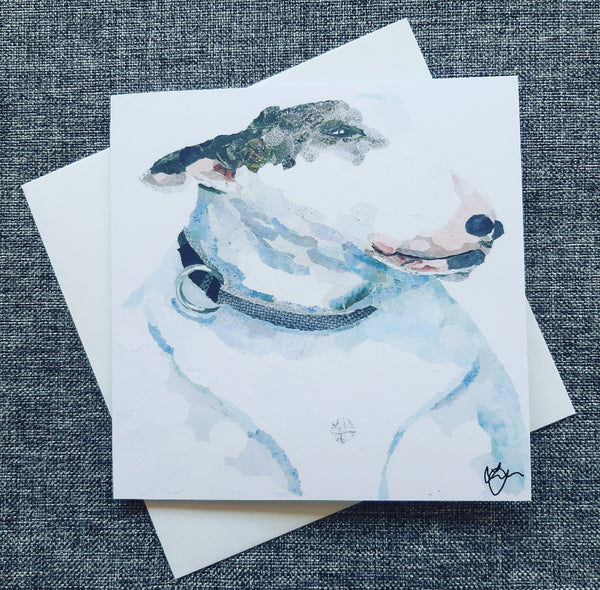 English Bull Terrier Card