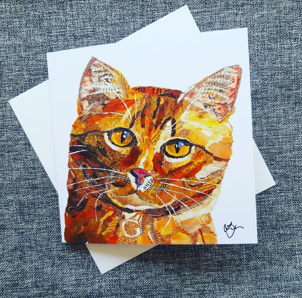 Ginger Cat Card