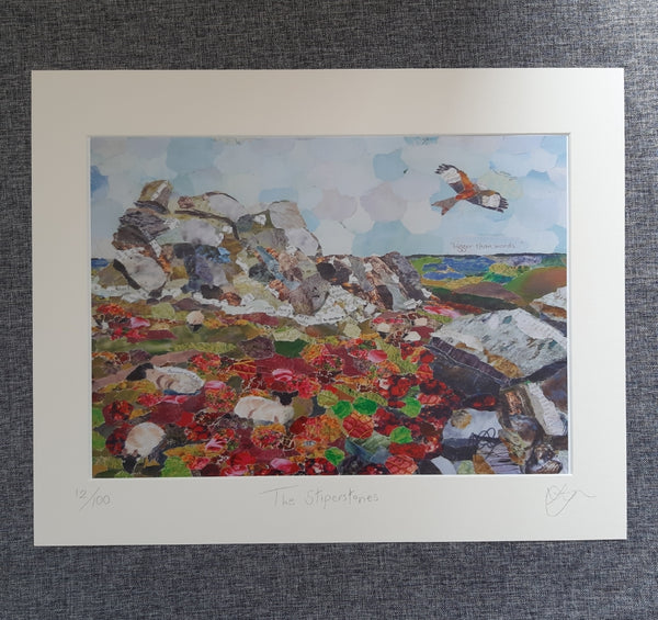 Stiperstones, Shropshire A4 Print