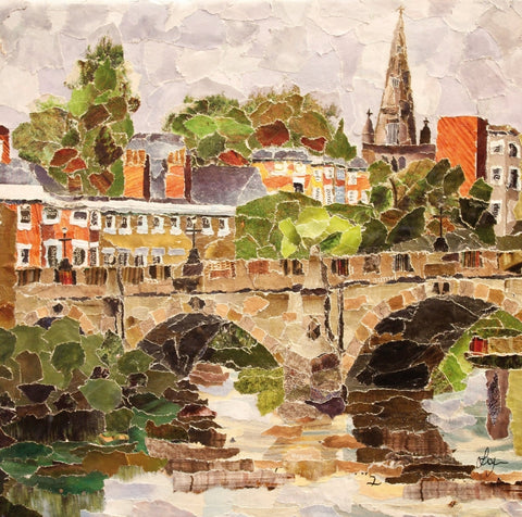 English Bridge, Shrewsbury Mini Print