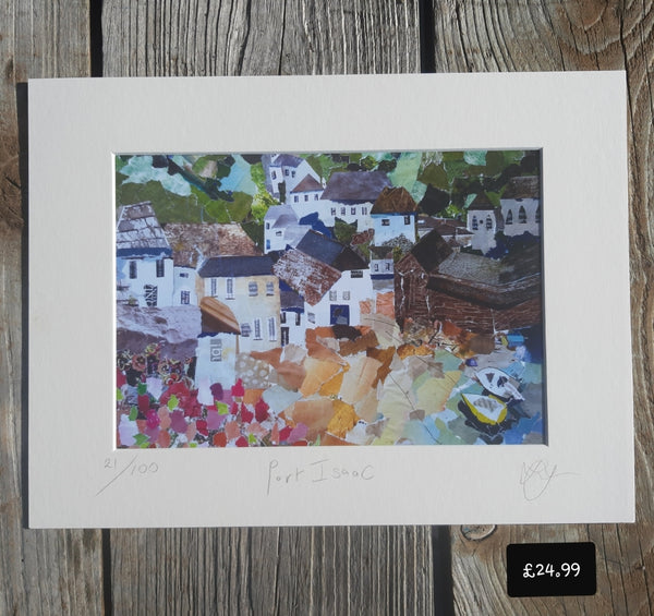 Port Isaac, Cornwall A4 Print