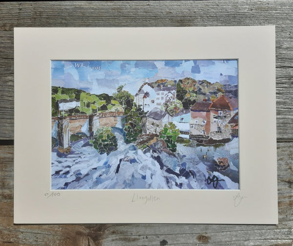 Llangollen, Wales A4 Print