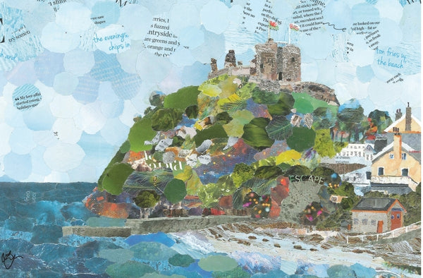 Criccieth Castle, Wales A3 Print